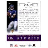 2003 Donruss Daunte Culpepper Serial #'d 791/999