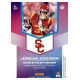 2023 Panini Player of the Day - Rookies Jordan Addison #RC9 Rookie Card Vikings