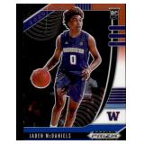 2020-21 Panini Prizm Draft - Jaden McDaniels #11 Red White & Blue Prizm Rookie