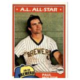 1981 Topps - Paul Molitor #300 Minnesota Twins and Milwaukee Brewers Legend