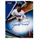 2022 Bowman's Best Yasser Mercedes Autograph Rookie Prospect Card Minnesota Twin