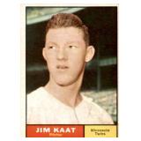 1961 Topps - Jim Kaat #63 Minnesota Twins MLB Hall of Fame