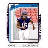 2024 Donruss Rated Rookie Dallas Turner Minnesota Vikings