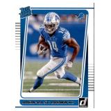 2021 Donruss Rated Rookie Amon-Ra St. Brown Rookie Card Detroit Lions