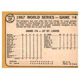1968 Topps World Series Game #4 Bob Gibson Card #154