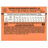 1990 Donruss Ken Griffey Jr 2nd Year Card MLB Legend and Hall of Fame