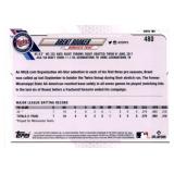 2021 Topps - Brent Rooker #480 Yellow Rookie Minnesota Twins