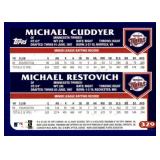 2002 Topps Michael Cuddyer and Michael Restovich Rookie Card
