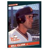 1986 Donruss Will Clark Rookie Card 'The Rookies'