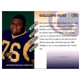 1997 Donruss Orlando Pace #202 Rookie NFL Legend Hall of Fame