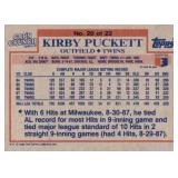 1989 Topps Cap'n Crunch - Kirby Puckett #20