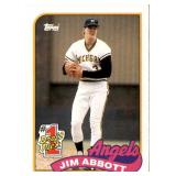 1989 Topps - Jim Abbott #573 (RC)8 Rookie Card
