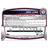 2023 Bowman Chrome Josh Jung Rookie Card Colored Parallel Serial #'d /250