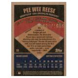 2002 Topps Super Teams - Pee Wee Reese #18 Card Serial #'d /1955