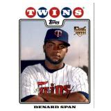 2008 Topps - Denard Span #621 Rookie Card