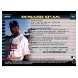 2002 Bowman Denard Span Rookie Card Minnesota Twins