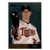 2010 Topps Justin Morneau Chrome Card Serial #'d /1961 Retro Style from 1961