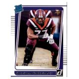 2021 Donruss Rated Rookie Christian Darrisaw Rookie Card