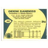 1989 Topps Traded - Deion Sanders #30T (RC) Rookie Card
