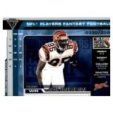 2001 Pacific Titanium Chad Johnson Rookie Card Serial #'d /2000
