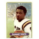 1980 Topps - Sammy White #42 Minnesota Vikings Vintage Card