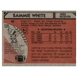 1980 Topps - Sammy White #42 Minnesota Vikings Vintage Card