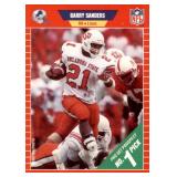 1989 Pro Set Barry Sanders Rookie Card Detroit Lions Legend NFL Hall of Fame