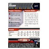 2003 Topps Total - Joe Mauer #377 Rookie Card