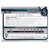 2022 Bowman Cal Raleigh Rookie Card