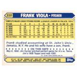1987 Topps Tiffany - Frank Viola #310 Minnesota Twins