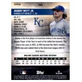2024 Topps Stadium Club - Bobby Witt Jr. #182 Chrome Refractor