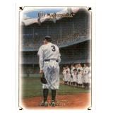 2007 UD Masterpieces - Babe Ruth #2 Legendary MLB Hall of Famer