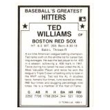 1982 TCMA Ted Williams Vintage Baseball Card