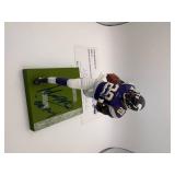 Adrian Peterson Autographed Player Figurine, Comes With Certificate of Authenticity for the Autograph, Figurine is in Great Shape, 'All Day' Inscription in the Autograph Minnesota Vikings Legendary Ru