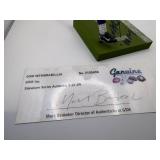 Adrian Peterson Autographed Player Figurine, Comes With Certificate of Authenticity for the Autograph, Figurine is in Great Shape, 'All Day' Inscription in the Autograph Minnesota Vikings Legendary Ru