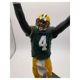 Brett Favre Green Bay Packers Figurine, Solid Construction and Material, Comes With Football Field Base, NO BOX