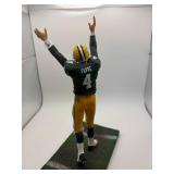 Brett Favre Green Bay Packers Figurine, Solid Construction and Material, Comes With Football Field Base, NO BOX
