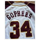 Minnesota Gophers Baseball Jersey, Men's XL Sized Jersey #34