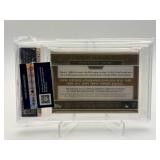 2011 Topps Triple Threads Joe Mauer Autograph Relics Gold Card RARE JERSEY NUMBER MATCH Card is Serial #'d 7/9 (Mauer's Jersey Number is 7) Card is Graded PSA Gem Mint 10