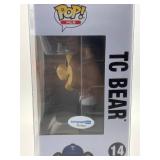 Joe Mauer Autographed TC Bear Funko Pop Sealed in Box Red Marker Authenticated Rare Minnesota Twins Collectible