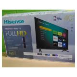 Hisense Roku 40" Select Series 1080p Full HD Smart Roku TV with Roku TV Remote: Streaming, Apple Airplay, 3 HDMI Ports