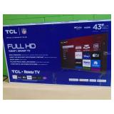 TCL 43" Class S3 (43S310R) 1080p FHD LED Smart TV with Roku TV