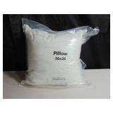  Down Alternative Throw Pillow Insert - 26" x 26" Euro - White BOKSER HOME