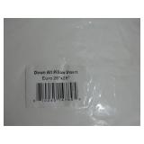  Down Alternative Throw Pillow Insert - 26" x 26" Euro - White BOKSER HOME
