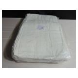 12 Pack BOKSER HOME BH70109 White Bath Towel 25" X 54"