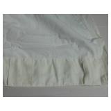 100% French Linen Window Curtain Set of 2 - 50" W x 84" L - Cream | BOKSER HOME