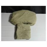 French Linen and Cotton Duvet Cover & Sham Set - King/Cal King - Moss | BOKSER HOME (few knots on front of duvet cover)