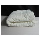 French Linen Box Stitch Quilt - King/Cal King - Cream | BOKSER HOME