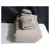 French Linen Comforter & Sham Set - Full/Queen Brown/Clove | BOKSER HOME