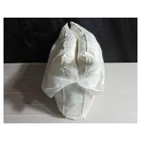 2 Pack Firm White Duck Feather & Down Bed Pillow - Standard/Queen | BOKSER HOME